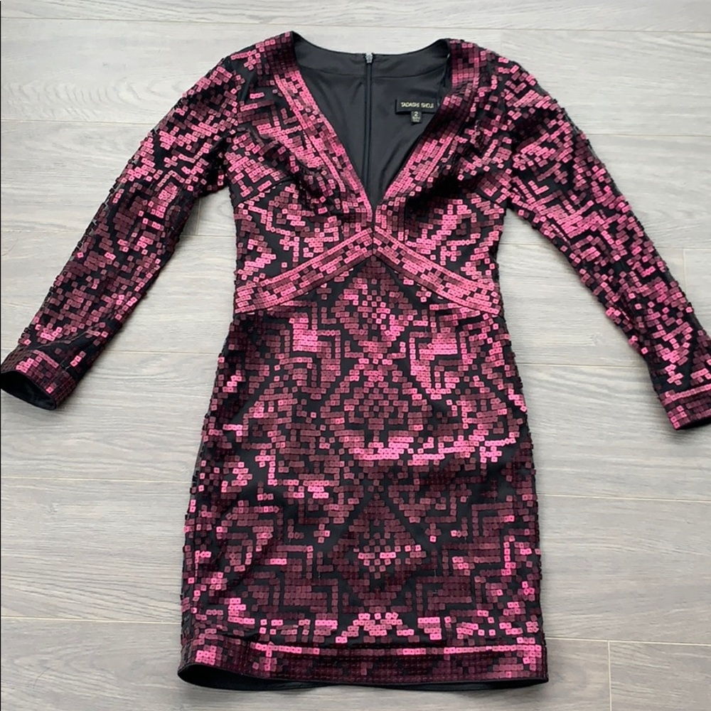 Sequin midi dress